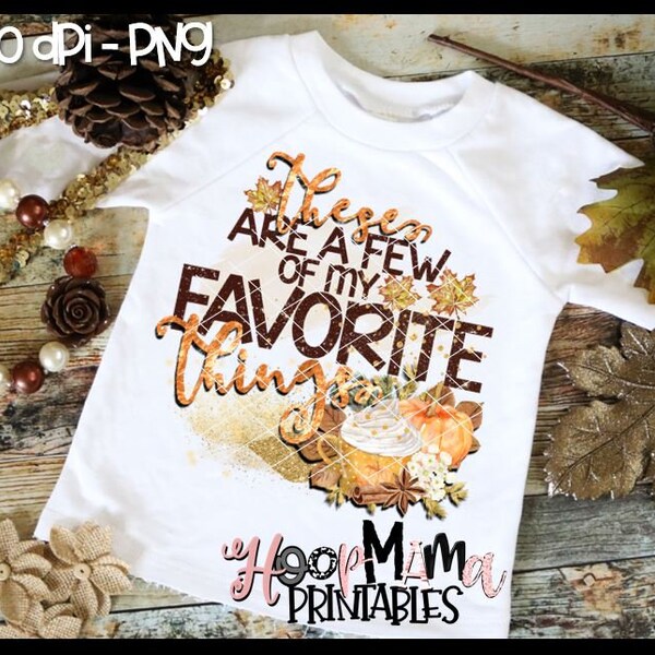A Few of My Favorite Things Printable - Etsy