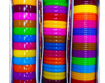 Bangles for Silk Thread Jewelry Making Set - Pack of 3 (Multicolour, 5, 10, 20 mm)2.2,2.8