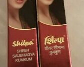 2 Pcs. Shilpa Liquid KumKum For Women,Bridal Red,Maroon,White Liquid KumKum Red Tikkem Liquid Bindi