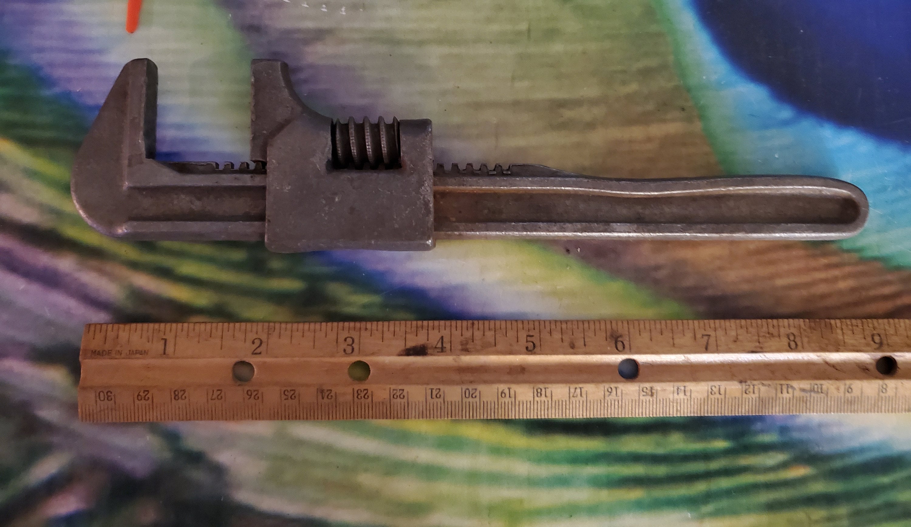 Vintage 9 Inch Adjustable Auto Monkey Wrench in Good Working Etsy