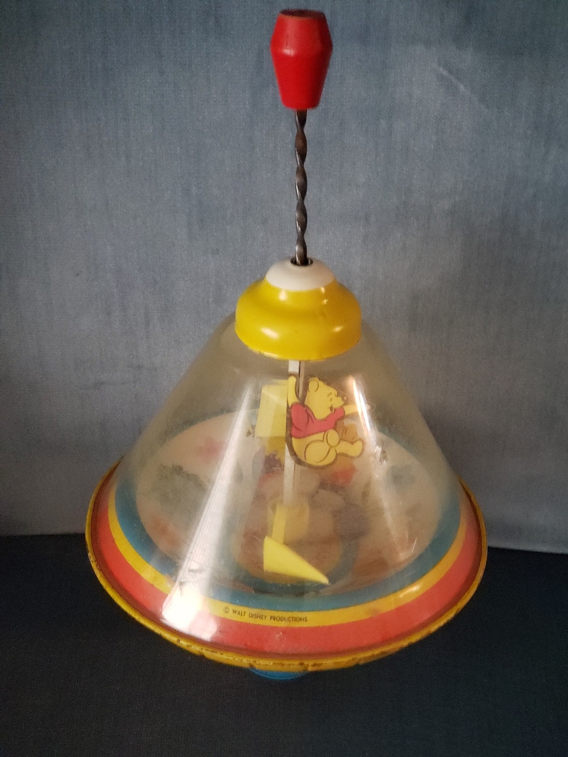 Vintage Ohio Art Winnie the Pooh by Walt Disney Tin Spinning | Etsy