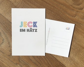 Jeck em Hätz - Postkarte