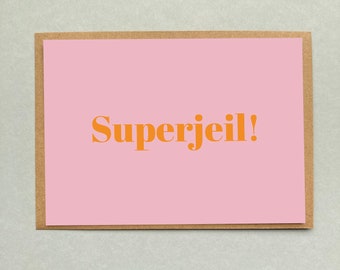 Superjeil - Postkarte