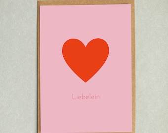 Liebelein – Postkarte