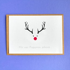 Rudolph - Kölsche Weihnachtskarte