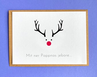 Rudolph - Kölsche Weihnachtskarte