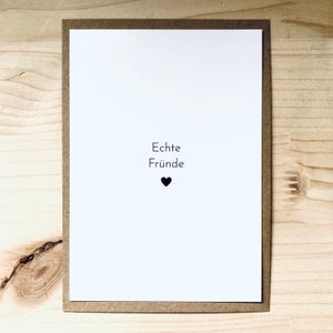 Echte Fründe - Postkarte