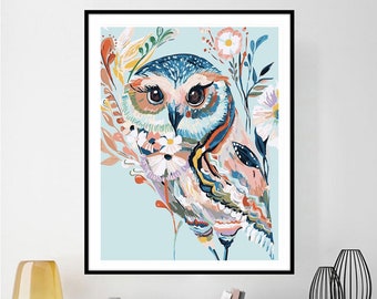 Beautiful DIY Artwork Painting Kit Easy ArtWorlds Painting by Number| Paint by Number Kits Abstract Kitten, Frameless Painting with a Twist Painting for All Ages.