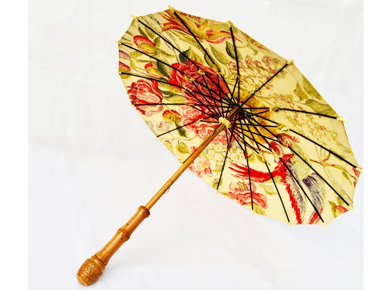 Antique Theatre Parasol and Umbrella from 1890 image 3