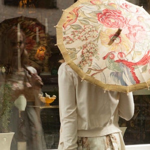 Antique Theatre Parasol and Umbrella from 1890 image 1