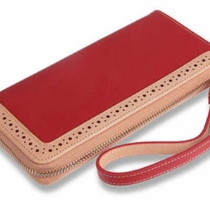 Wallet Siren Red and Cream Classic Vintage image 2