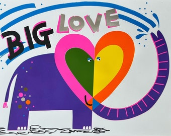 BIG LOVE screen-print