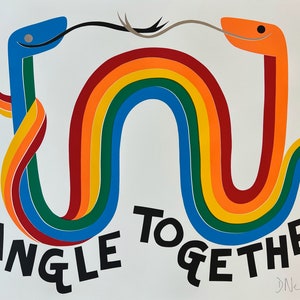 TANGLE TOGETHER screen-print