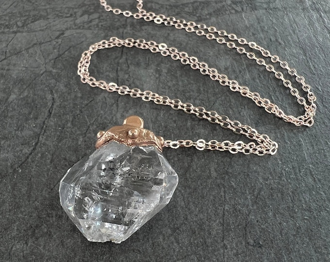 Diamond quartz from pakistan - diamond quartz with inclusions - herkimer quartz from pakistan, double terminated rock crystal.