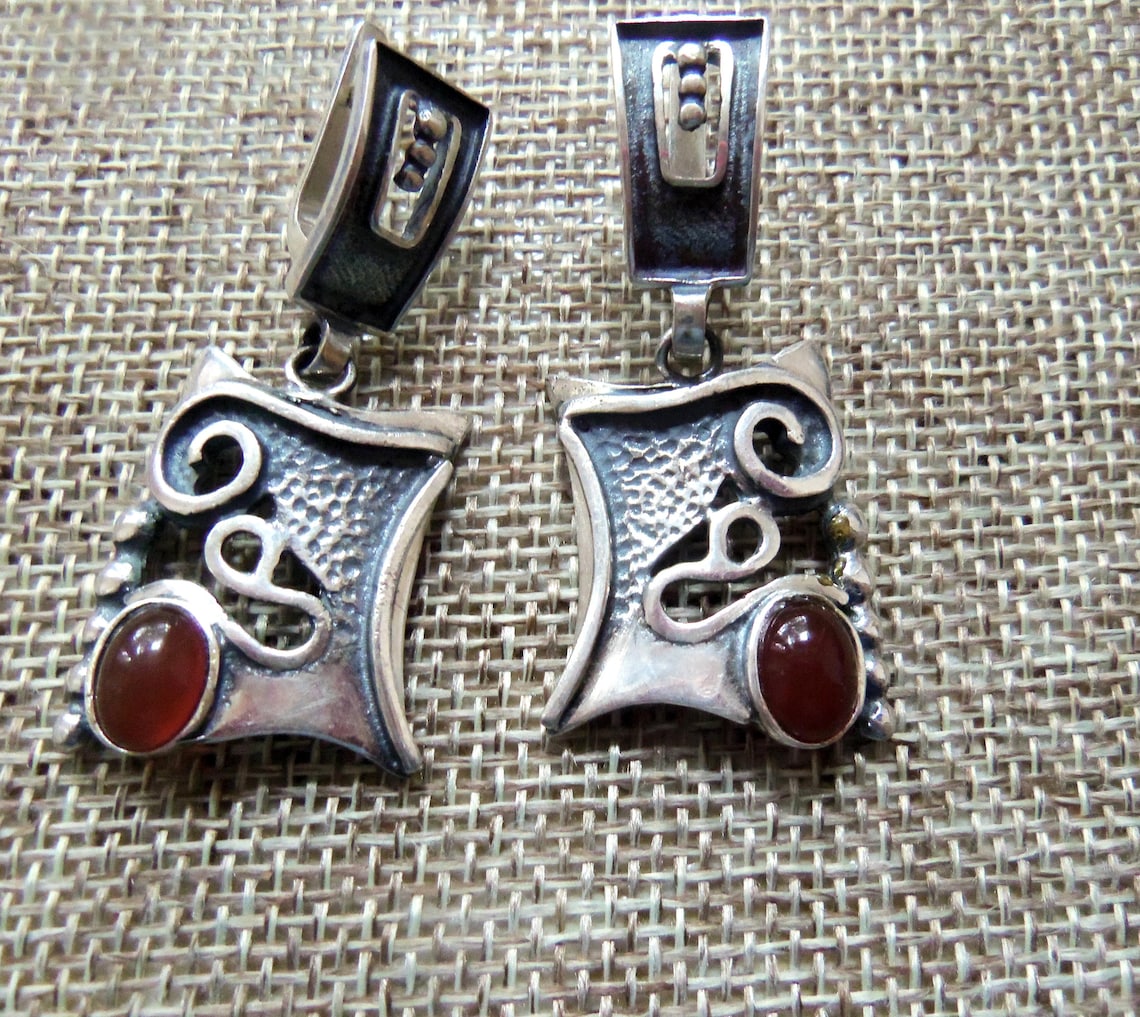 Silver earrings armenia handmade jewelry originam armenian Etsy