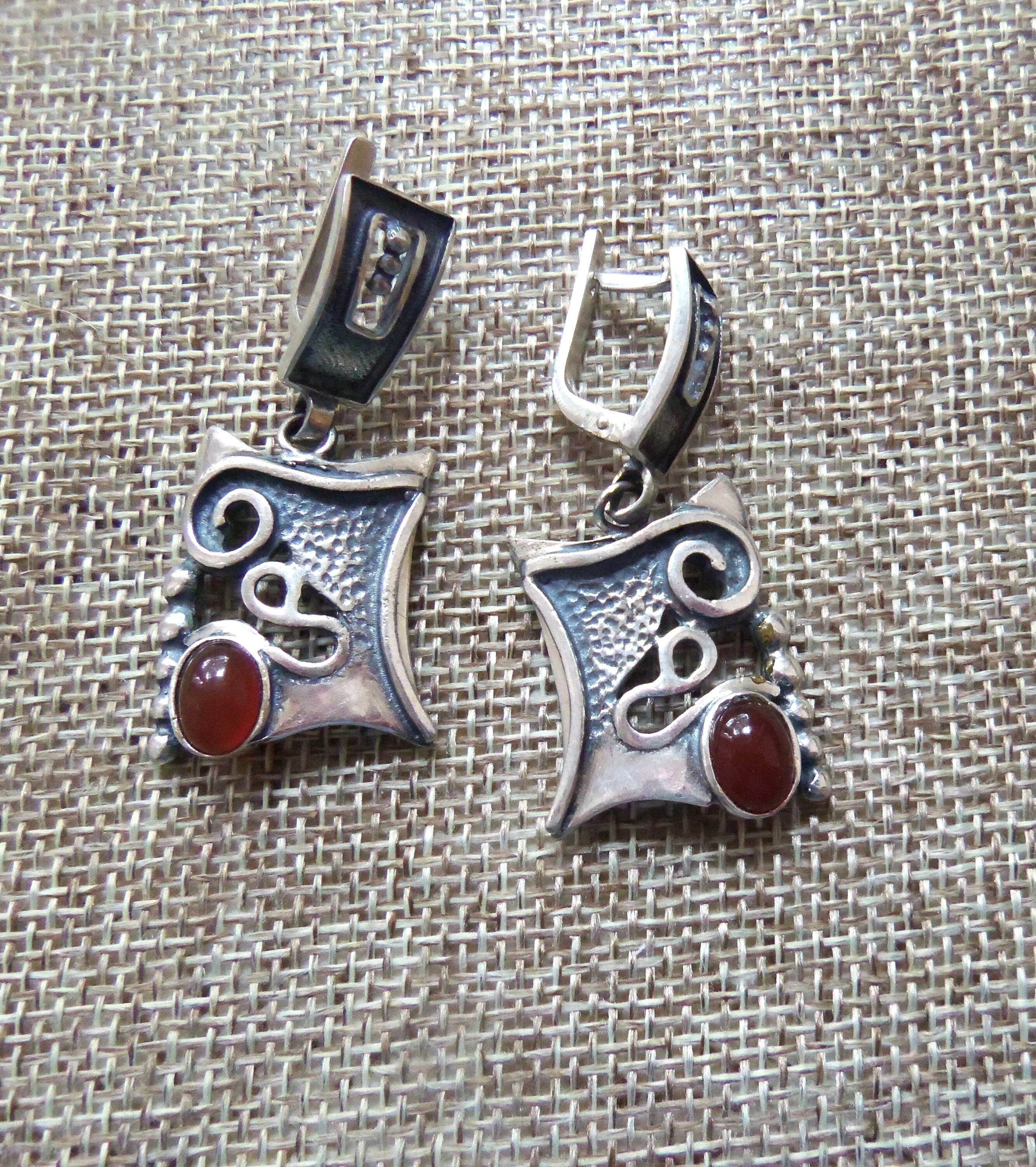 Silver earrings armenia handmade jewelry originam armenian Etsy