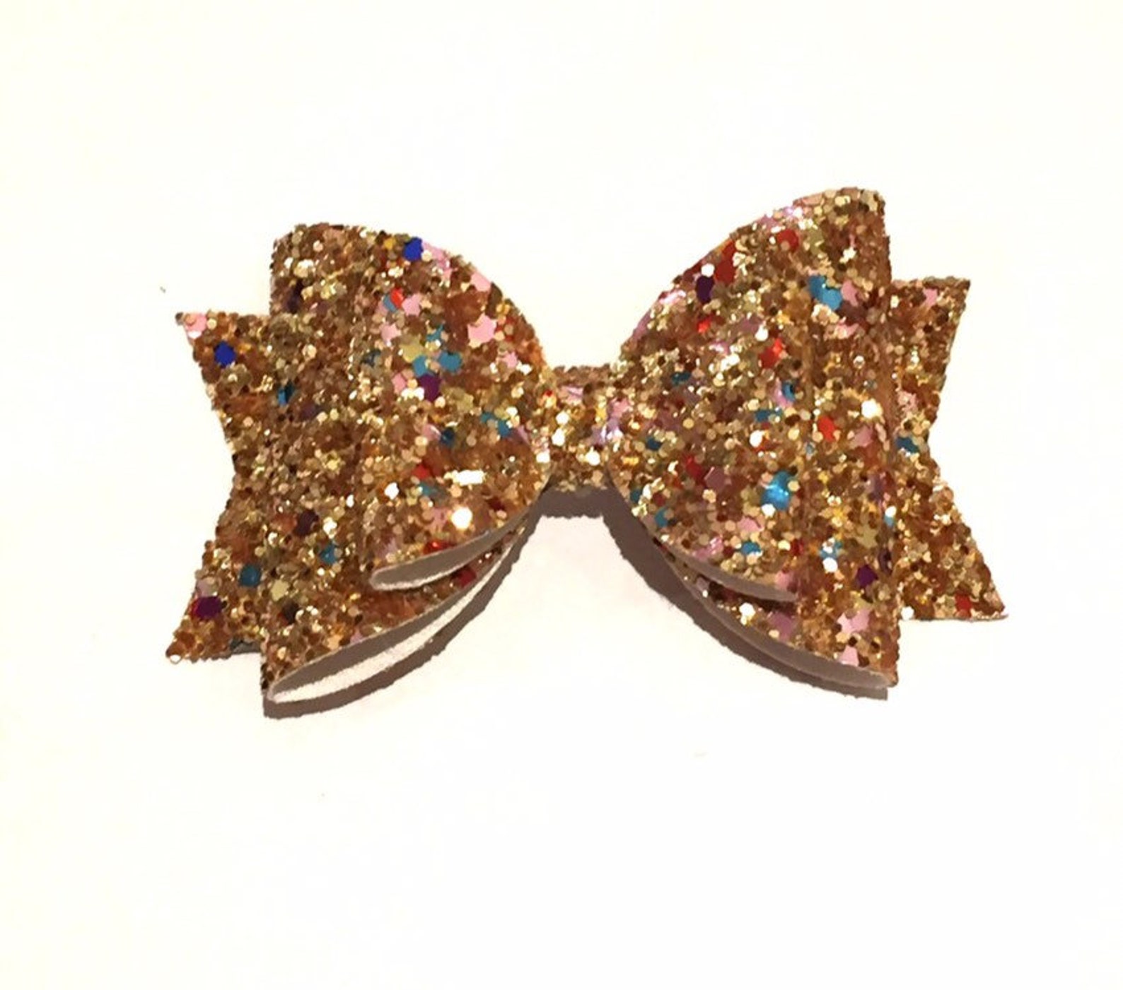 Gold bow gold glitter bow girls gold bow baby gold glitter Etsy