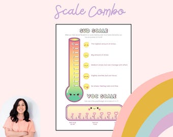 EMDR | EMDRスケール | SUDおよびvocスケールの組み合わせ | 主観的苦痛測定単位チャート