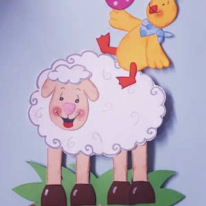 Fensterbild aus Tonkarton ostern 25