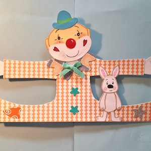 Fensterbild aus Tonkarton *14* Karneval