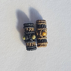 Short ( ) macrame Dreadlock bead