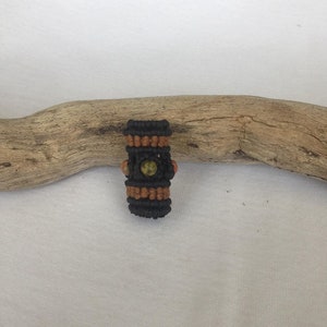 Short O macrame Dreadlock bead