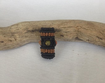Short O macrame Dreadlock perla