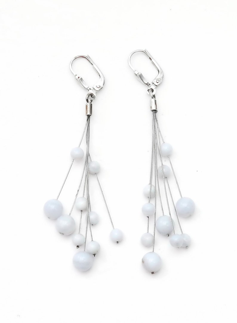 Earring /'Chalcedony/'