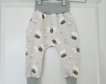 Pump pants baby bees spring summer from size. 56-86