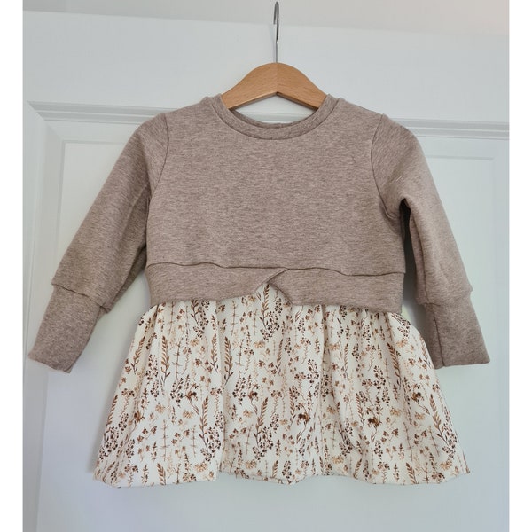 Girly sweater sweater with peplum from size. 56-104