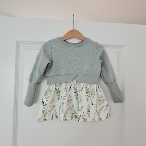 Girlysweater Pullover mit Schößchen ab Gr. 56 104 Bild 1