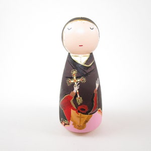 Religious Peg Doll Saint Justina