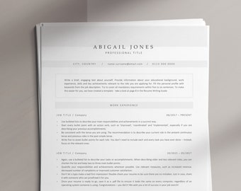 Modern ATS Resume Template to Download, CV Design for Social Media, Marketing and Journalism, Stylish ATS Resume Template for Creative Jobs