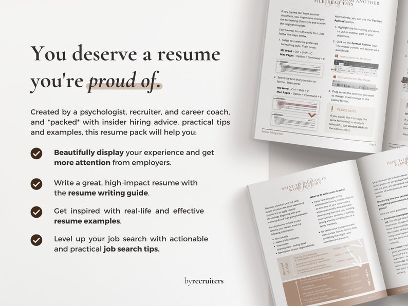 Google Docs Resume Template, ATS Resume, Google Docs, Word, Pages CV Template, Professional Google Docs Resume, 1-3 Page Ats-friendly CV image 8