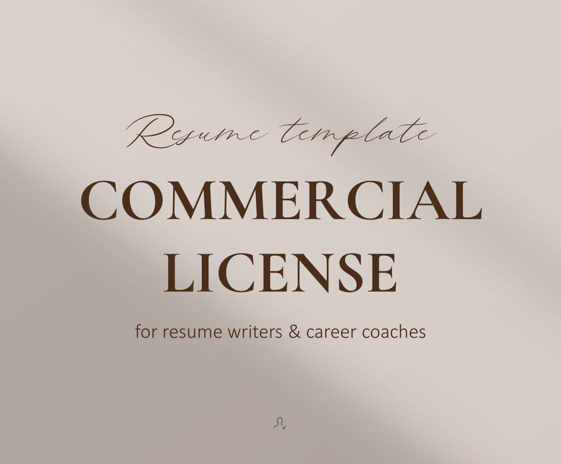 May include: Resume template commercial license for resume writers and career coaches.