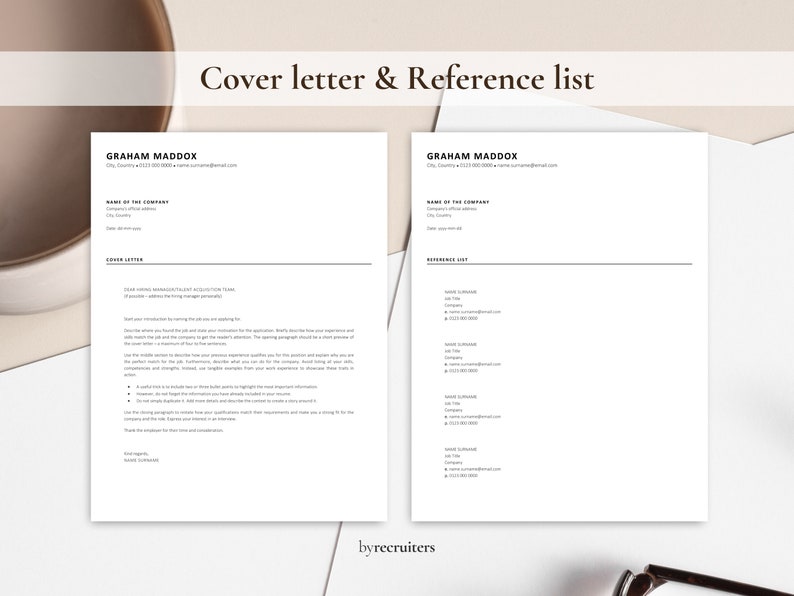 Google Docs Resume Template, ATS Resume, Google Docs, Word, Pages CV Template, Professional Google Docs Resume, 1-3 Page Ats-friendly CV image 5