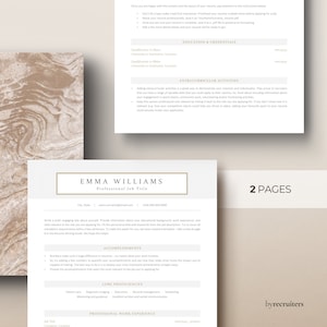 May include: A resume template with a modern design. The template features a minimalist layout with a neutral color scheme. The text is clear and easy to read. The template includes sections for contact information, education, work experience, skills, and accomplishments. The template is designed to help job seekers create a professional and effective resume.