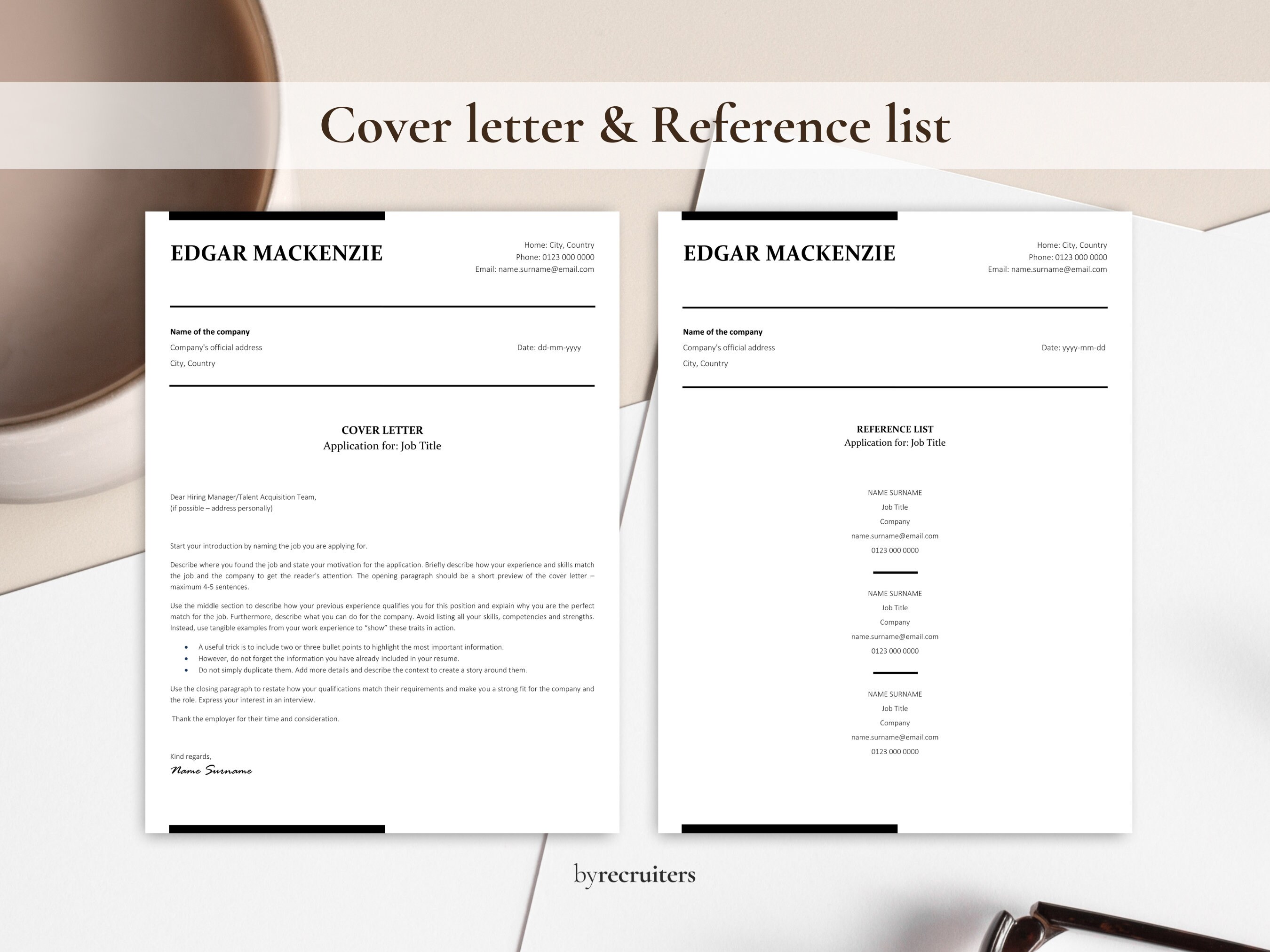 Modern ATS Resume Template Instant - Il Fullxfull.4885080190 Qf0c 