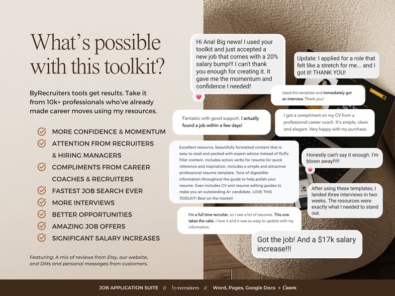 Resume template reviews for ByRecruiters resume templates.