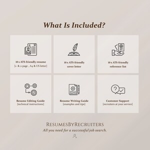 Executive ATS Resume Bundle, Download Ten ATS-optimized Resume Templates, Perfect CV Design for Experienced Professionals and Corporate Jobs image 8
