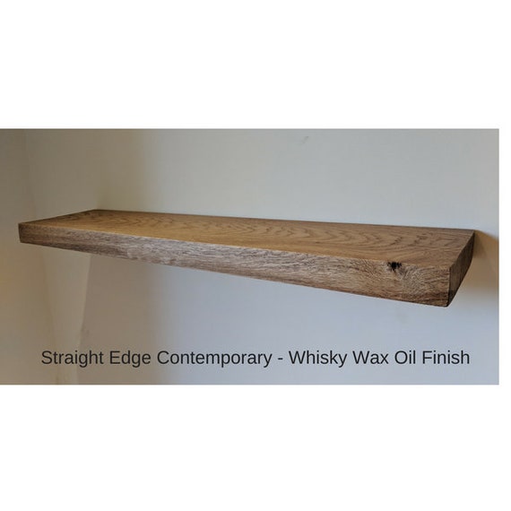 6 Inch Solid Chunky Rustic Oak Shelves Floating Shelf Range Of Image 0