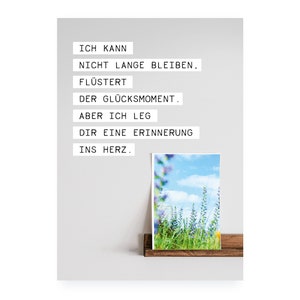 Glücksmoment Postkarte