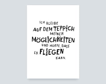 Meine Möglichkeiten Postkarte