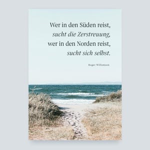 der Norden Postkarte