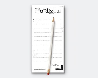 Notepad DIN long »notes«