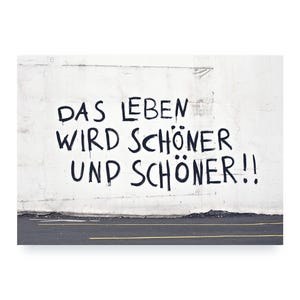 schöner leben Postkarte