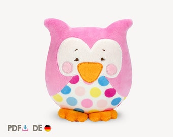 Pattern owl "LOU" (PDF, German) | kullaloo