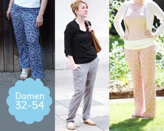 Sewing pattern summer pants "DREAMY" for women - eBook