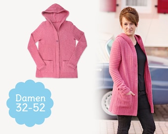 Schnittmuster Cardigan "CHILLY" für Damen - eBook