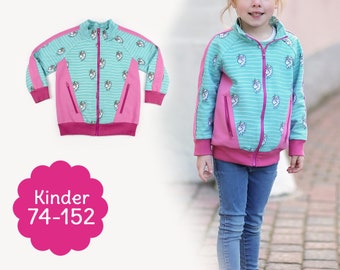 Sewing pattern sweat jacket "BERND" for children - eBook